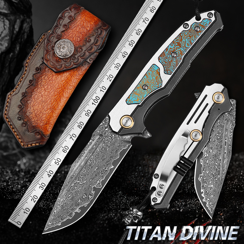 Outdoor Damascus dagger
